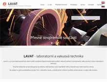 Tablet Screenshot of lavat.cz